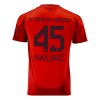 Officiële Voetbalshirt FC Bayern München Aleksandar Pavlovic 45 Thuis 2024-25 - Heren